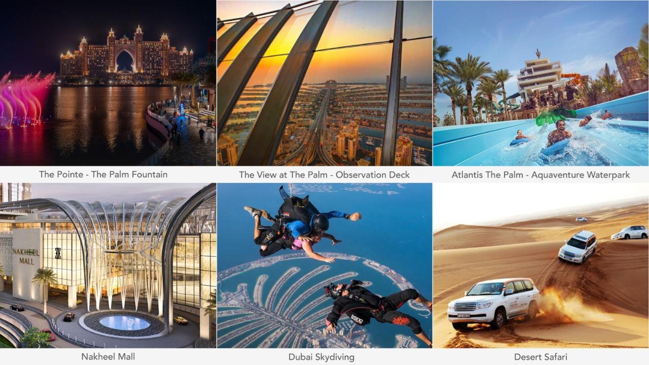 Maison Privee - Charming Apt With Sea View On The Palm Jumeirah Dubai Eksteriør bilde